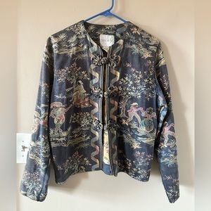 VINTAGE - funky, unique, multi colored jacket